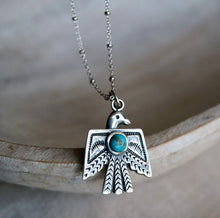 Load image into Gallery viewer, Sterling Silver Thunderbird Necklace

