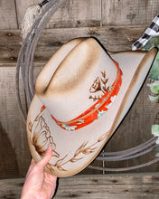 Load image into Gallery viewer, The Ceri Custom Floral Cowgirl Hat
