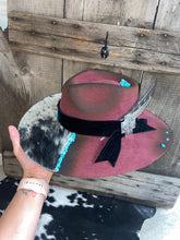 Load image into Gallery viewer, The Roughie Cowhide Hat
