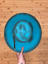 Load image into Gallery viewer, Turquoise Cactus Crown Hat
